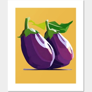 Eggplant Wpap Pop Art Posters and Art